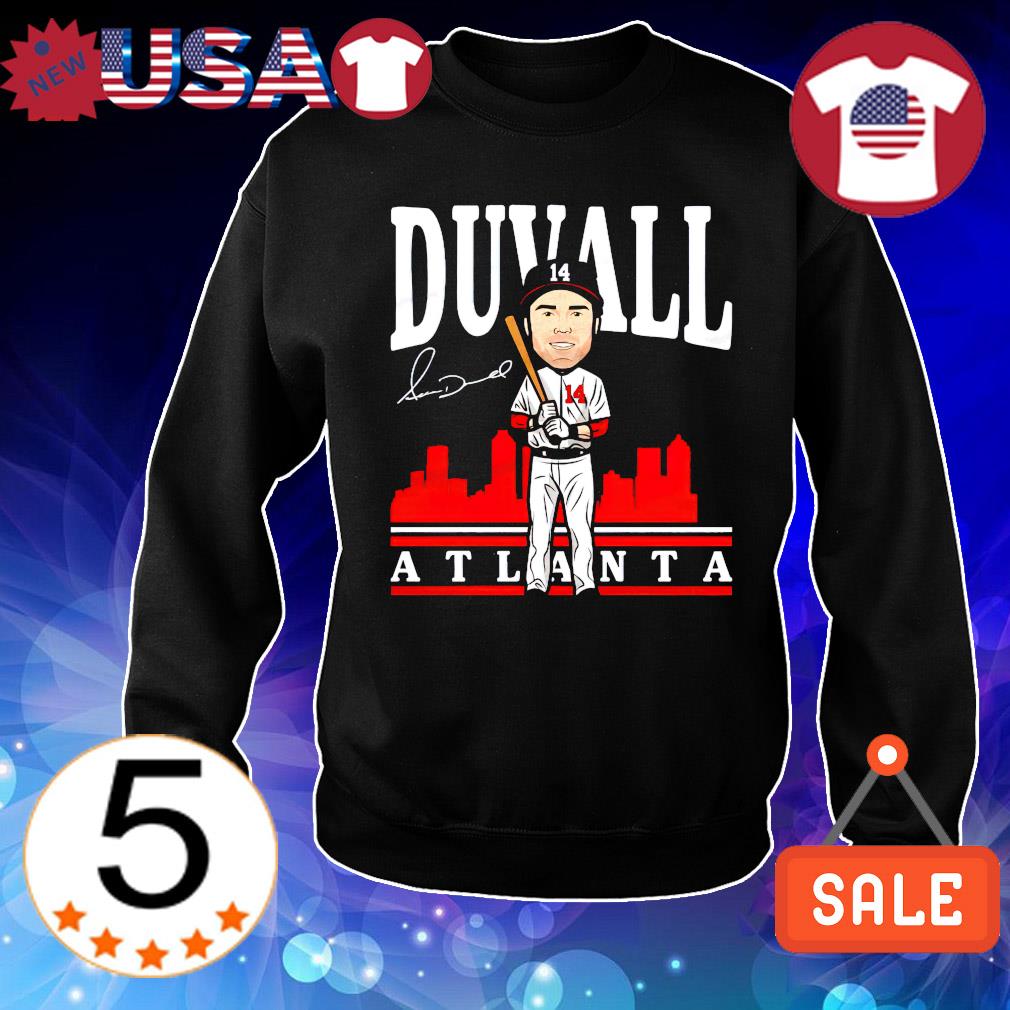 Atlanta Braves Adam Duvall cartoon signature shirt, hoodie, sweater and  v-neck t-shirt