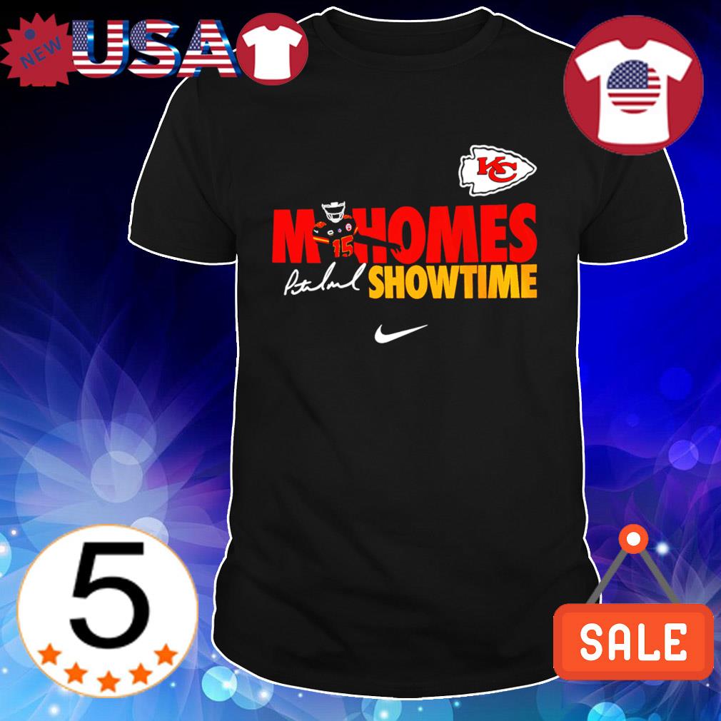 Kansas City Chiefs Patrick Mahomes Showtime signature shirt, hoodie,  sweater, long sleeve and tank top