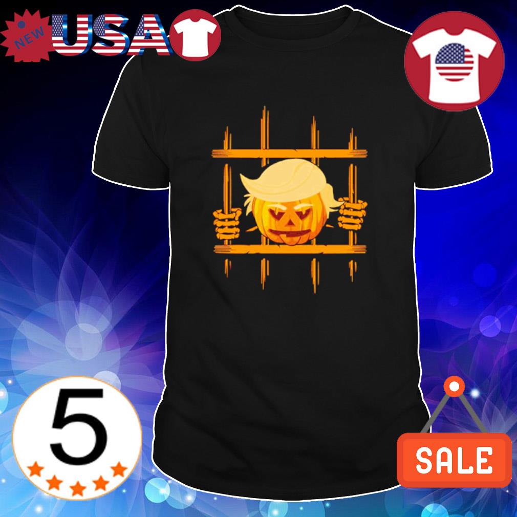 Awesome halloween Jail Cell Scary Pumpkin Halloween Trumpkin shirt