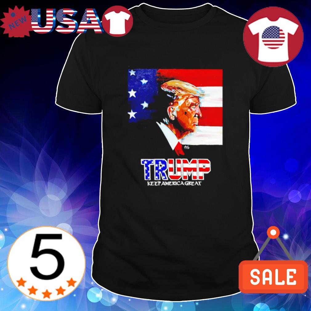 Nice donald Trump keep America great USA flag shirt