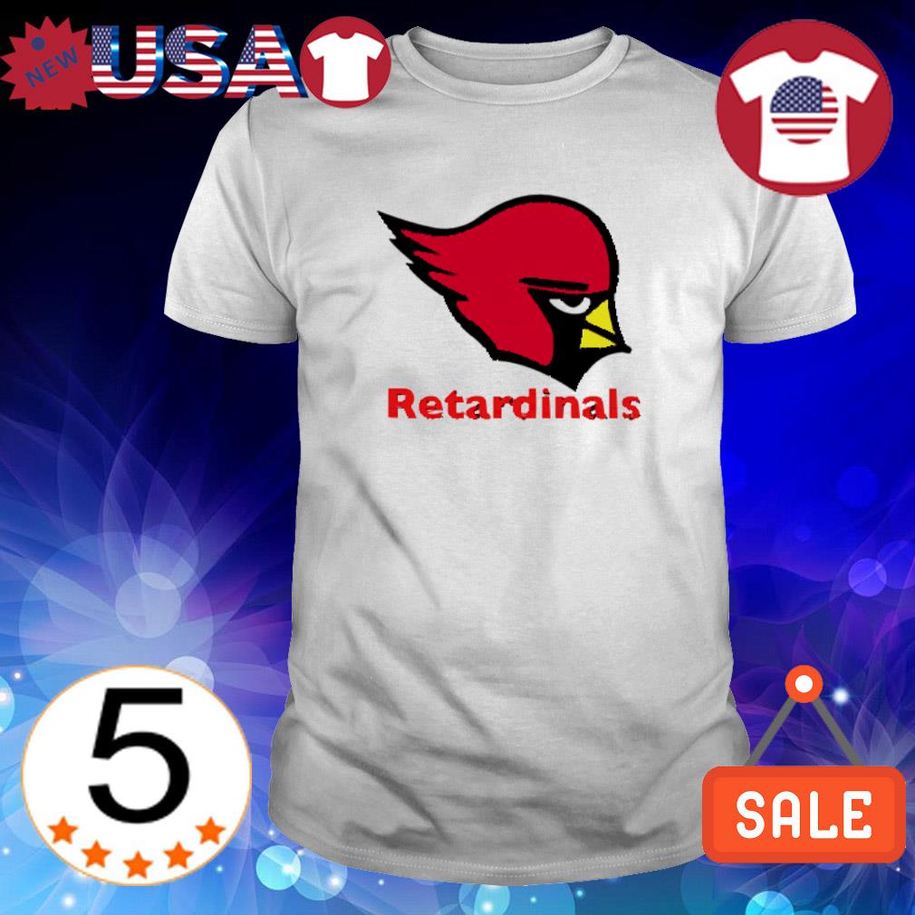 Official retardinals Arizona Cardinals football logo shirt