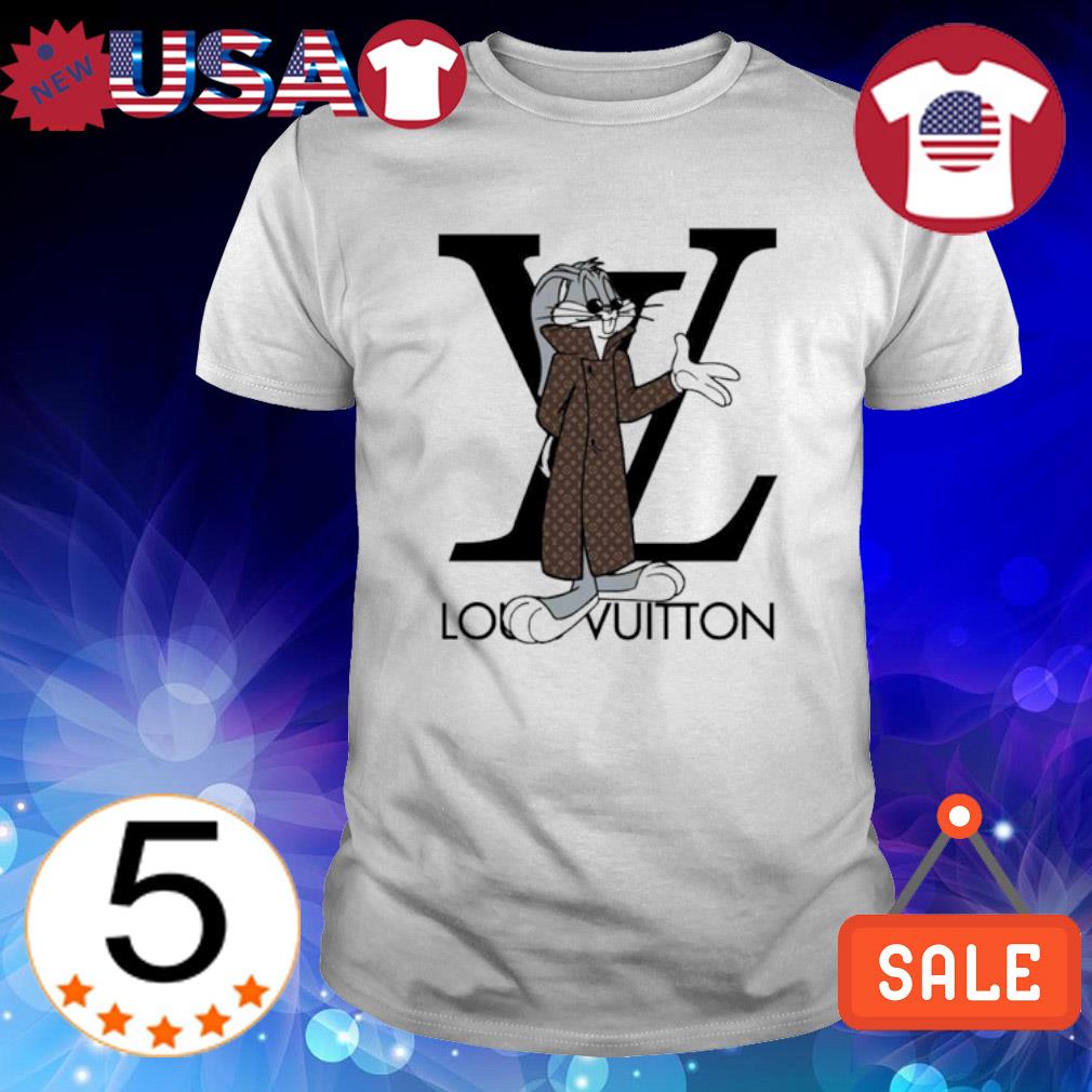 Cheap Fashion Bugs Bunny White Louis Vuiton Logo Shirt, Louis Vuitton T  Shirt Women - Wiseabe Apparels